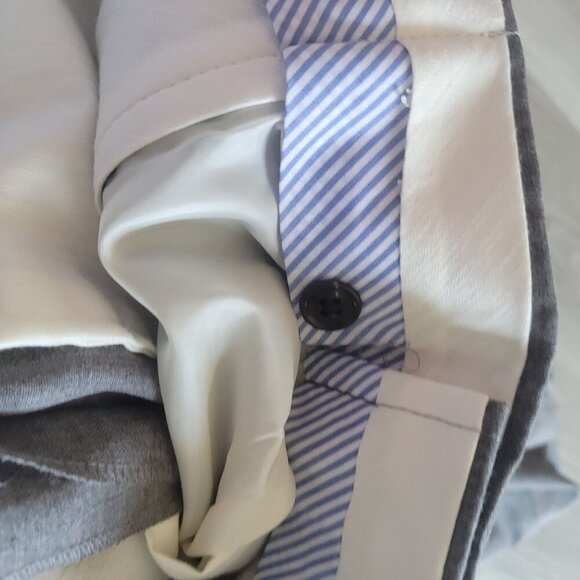 Lands' End Men's Traditional Fit Dress Pants 35x30 Wool Gray - Picture 4 of 6